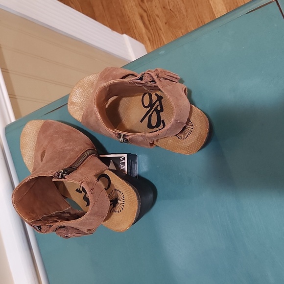 OTBT Flower Clild wedge sandals women's size 7 - Picture 4 of 9